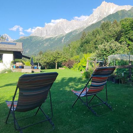 Beau Studio Dans La Vallee De Chamonix Les Trabets Exterior foto