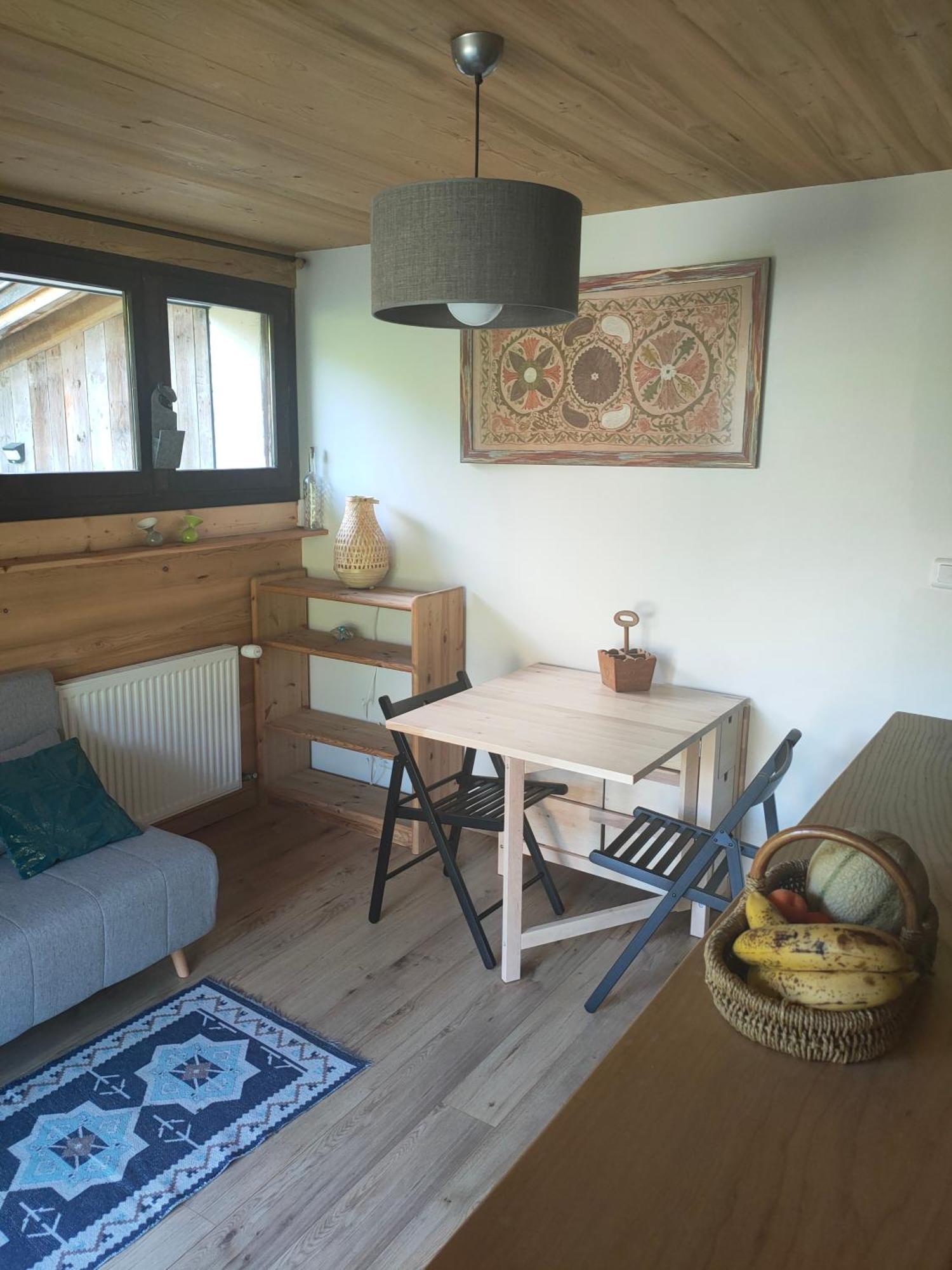 Beau Studio Dans La Vallee De Chamonix Les Trabets Exterior foto